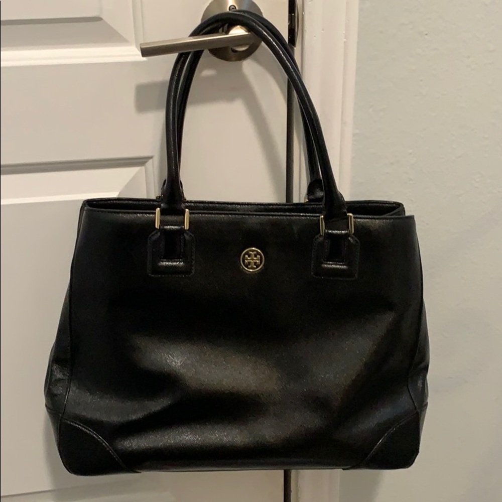 Authentic Patent Leather Tory Burch Tote, Like New